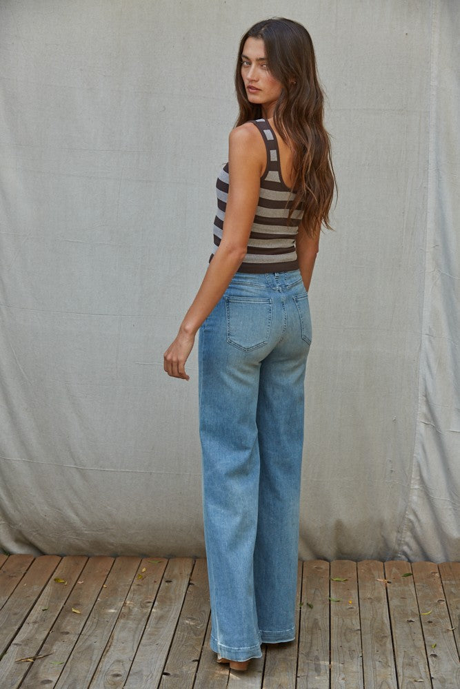 Stripe Padded Tank