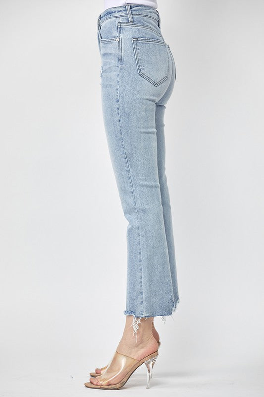 High Rise Raw Hem Risen