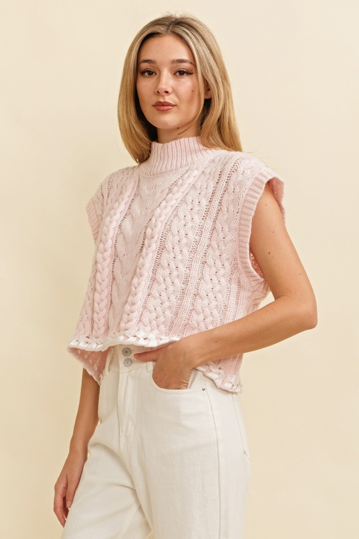 Knit Contrast Sweater