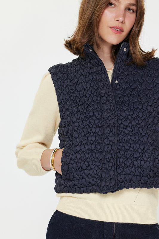 Cropped Quilting Vest