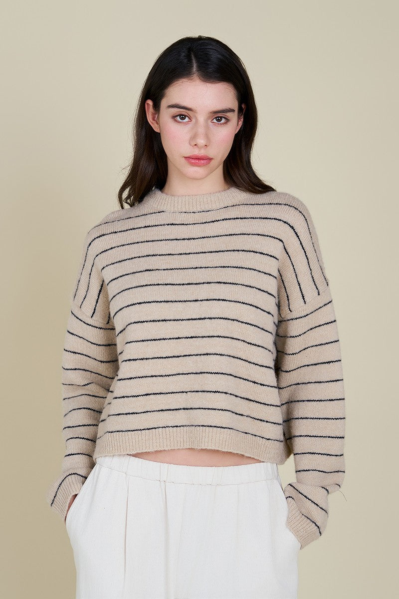 Stripe Sweater Top