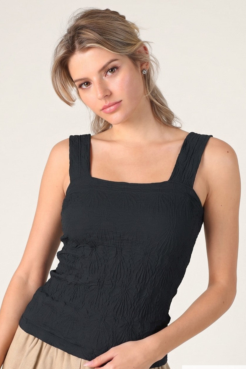 Lace Tank Square Neck