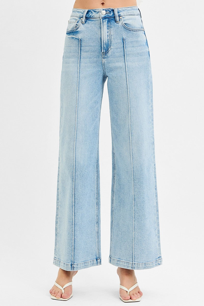 High Rise Wide Leg Jeans