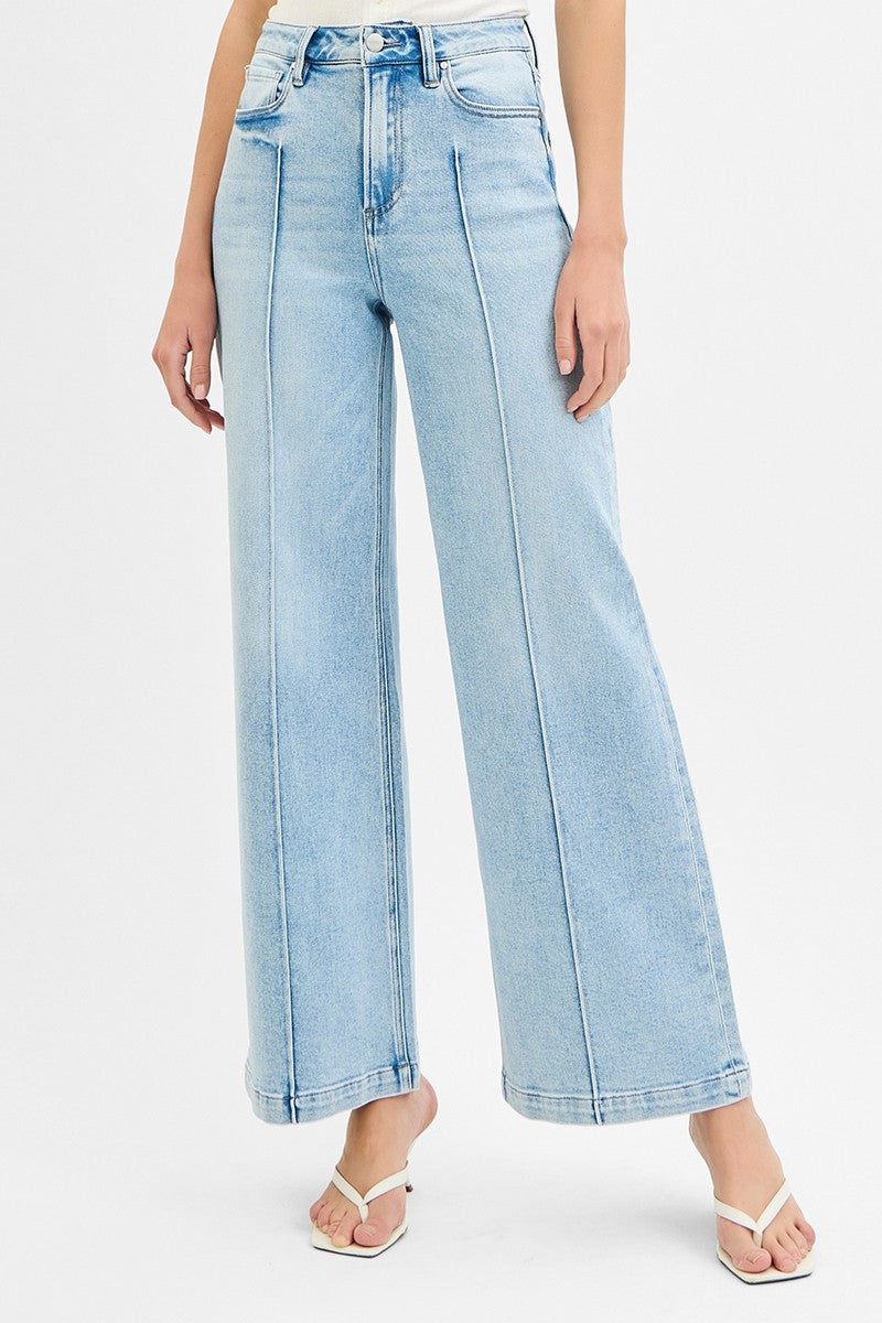 High Rise Wide Leg Jeans