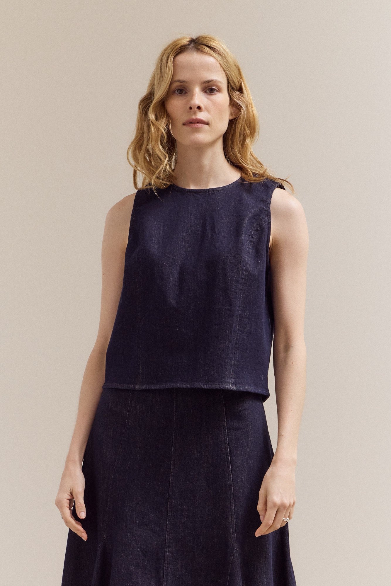 Brooklyn Denim Sleeveless Top