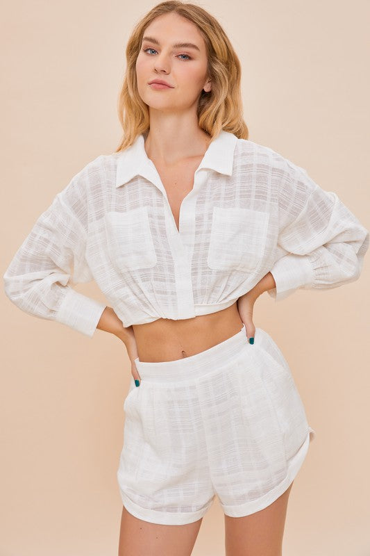 Cropped Twister Top