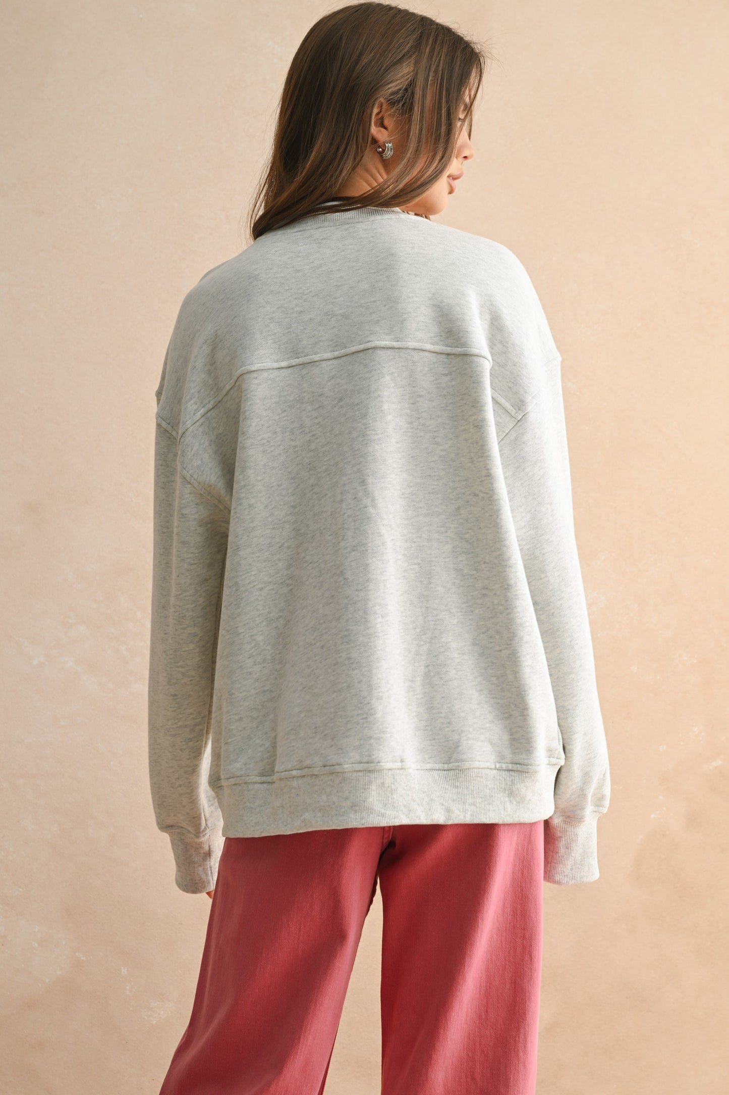 Bonjour Embroidered Sweatshirt