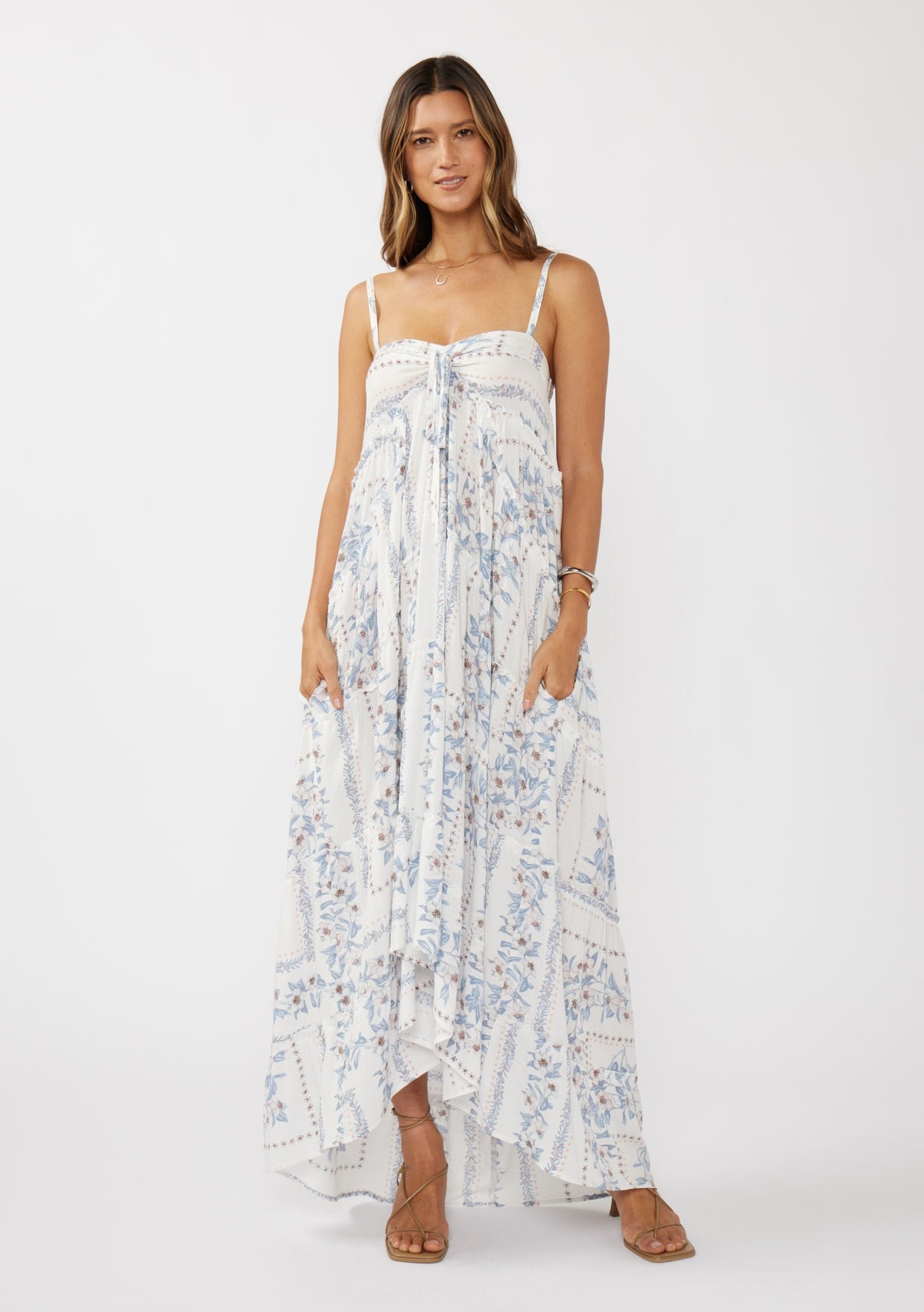 Patchwork Maxi Dress
