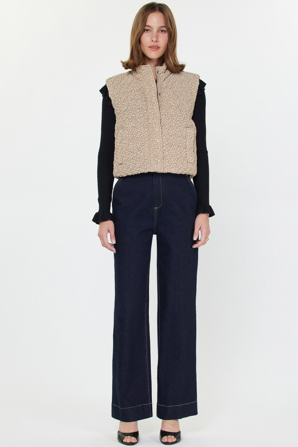 Cropped Quilting Vest