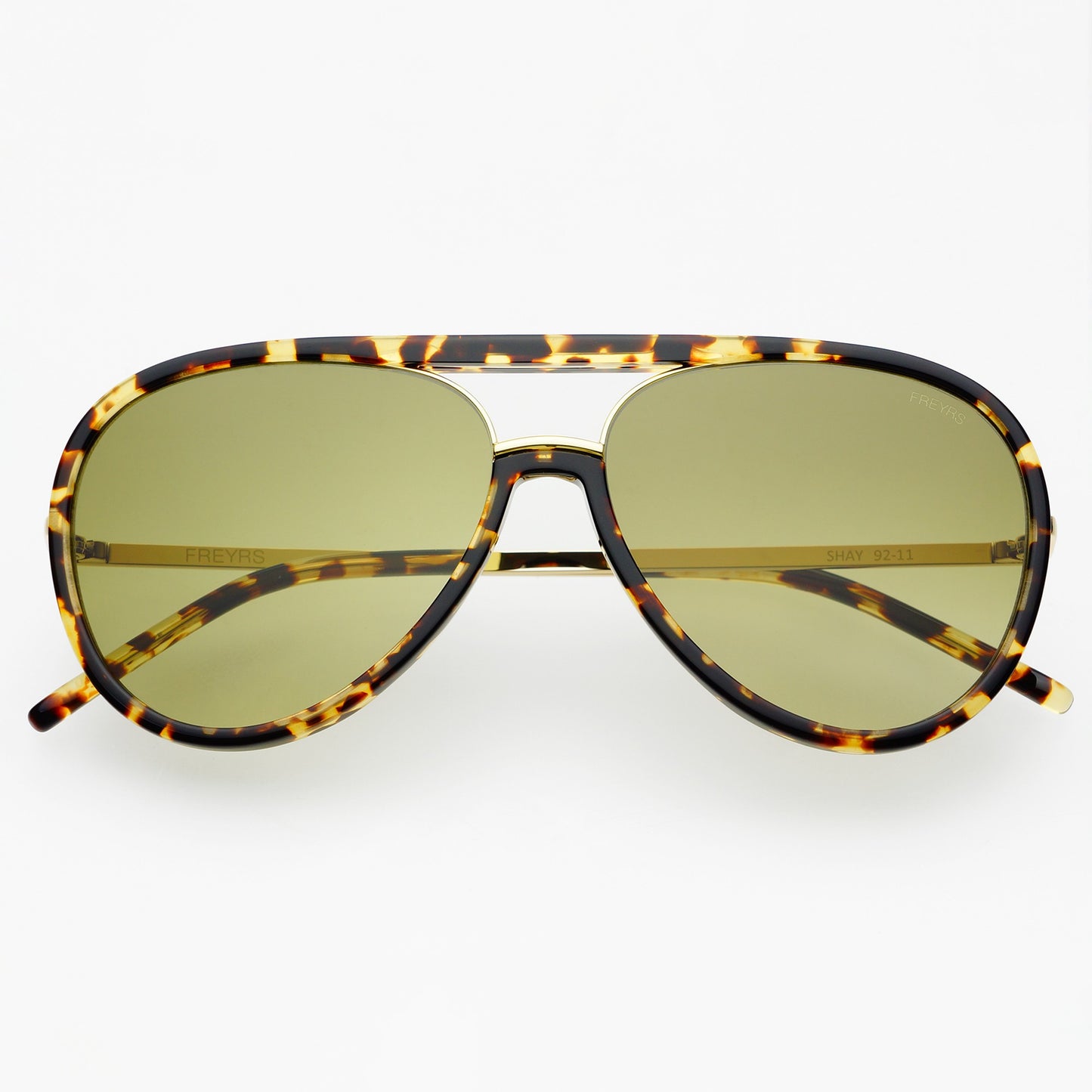Freyrs Shay Aviator Tortoise Sunglasses