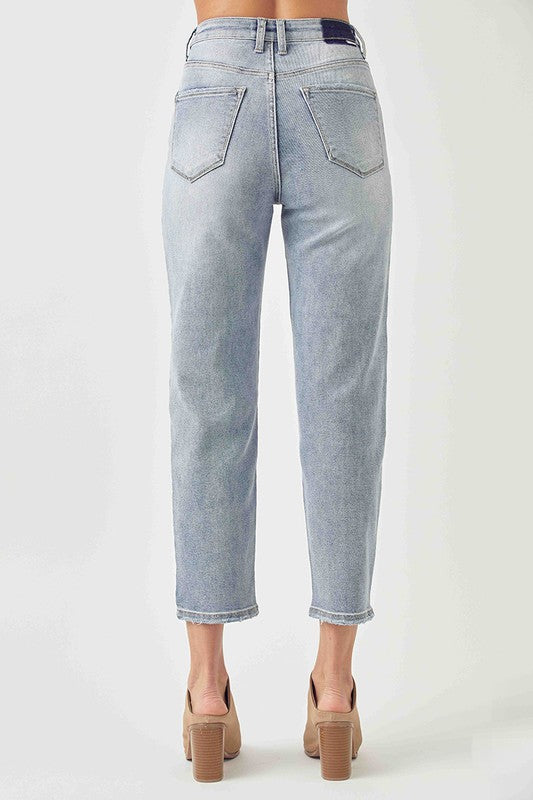 High Rise Mom Fit Jeans