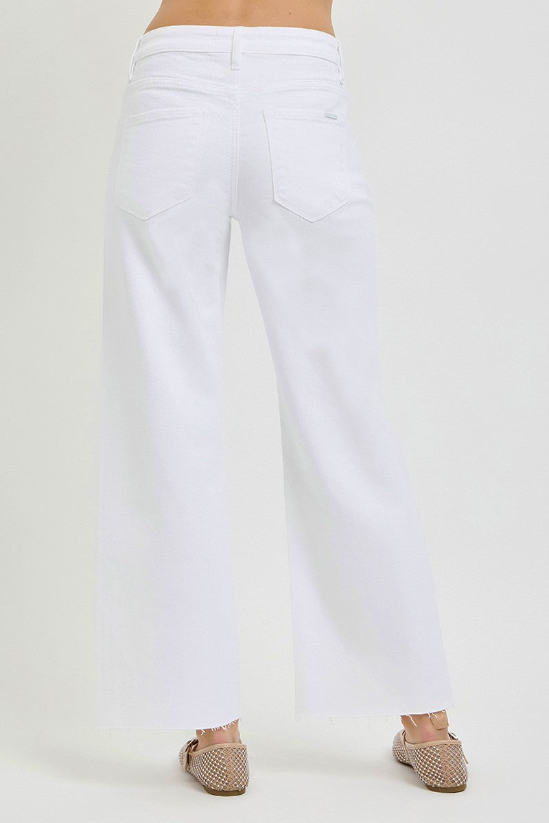 Straight Raw Hem Jean