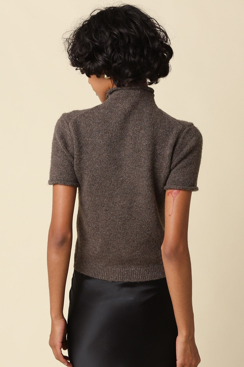 Mock Neck Sweater Top