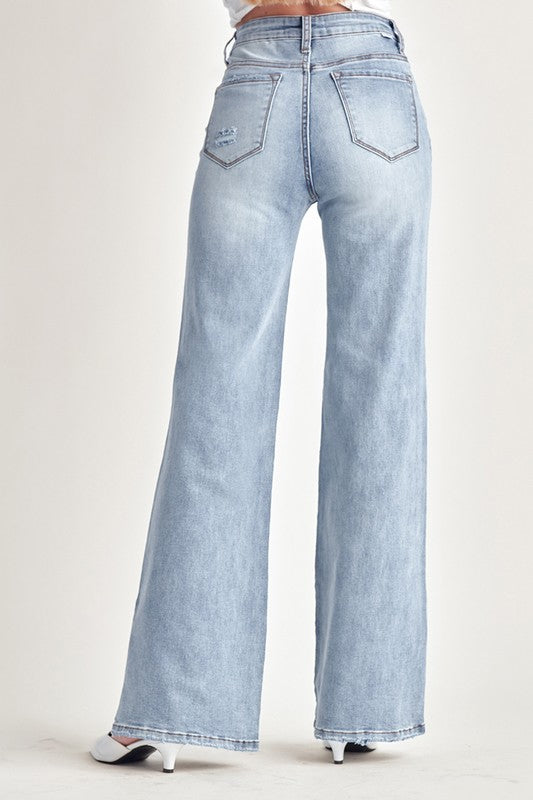 High Rise Wide Leg Jeans