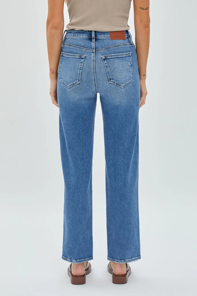 Medium Wash Straight Jean
