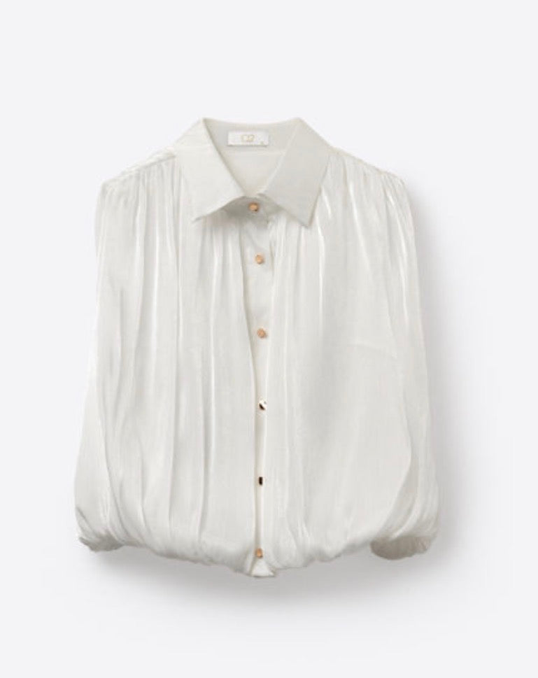 Sleeveless Poplin Buttoned Blouse