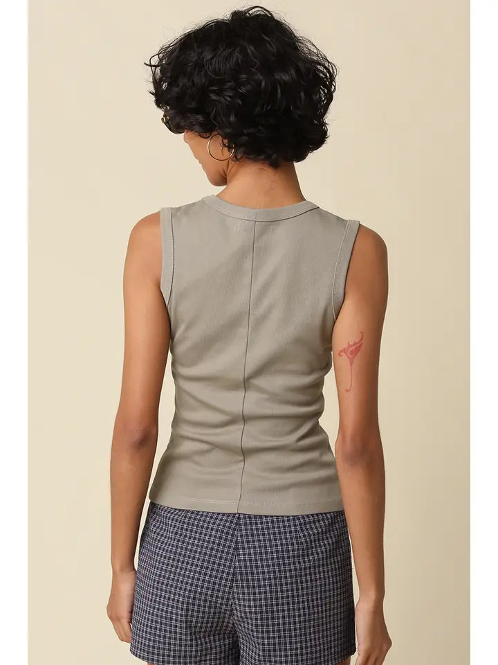 Simple V-Neck Tank Top