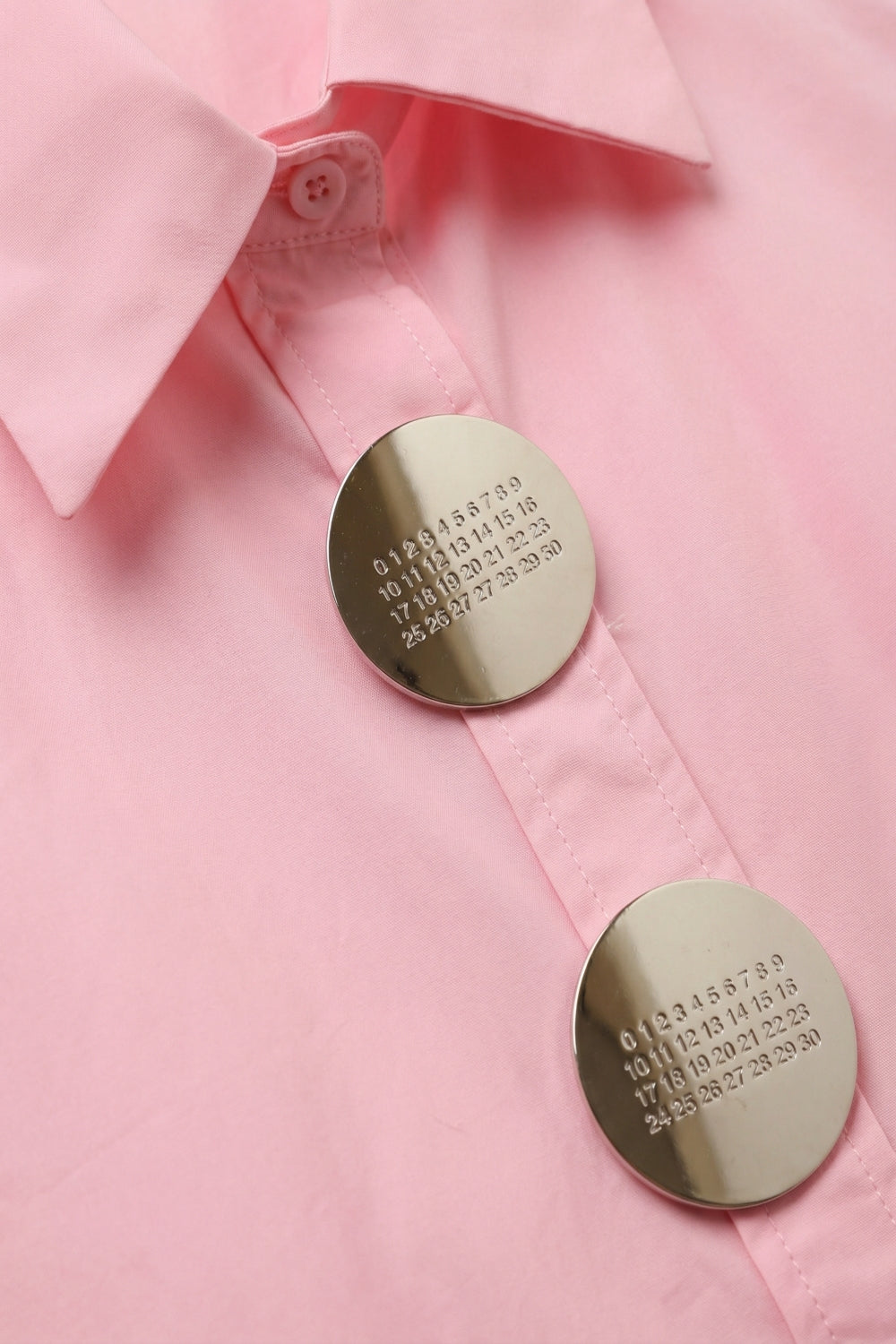 Oversized Blouse with Silver Buttons