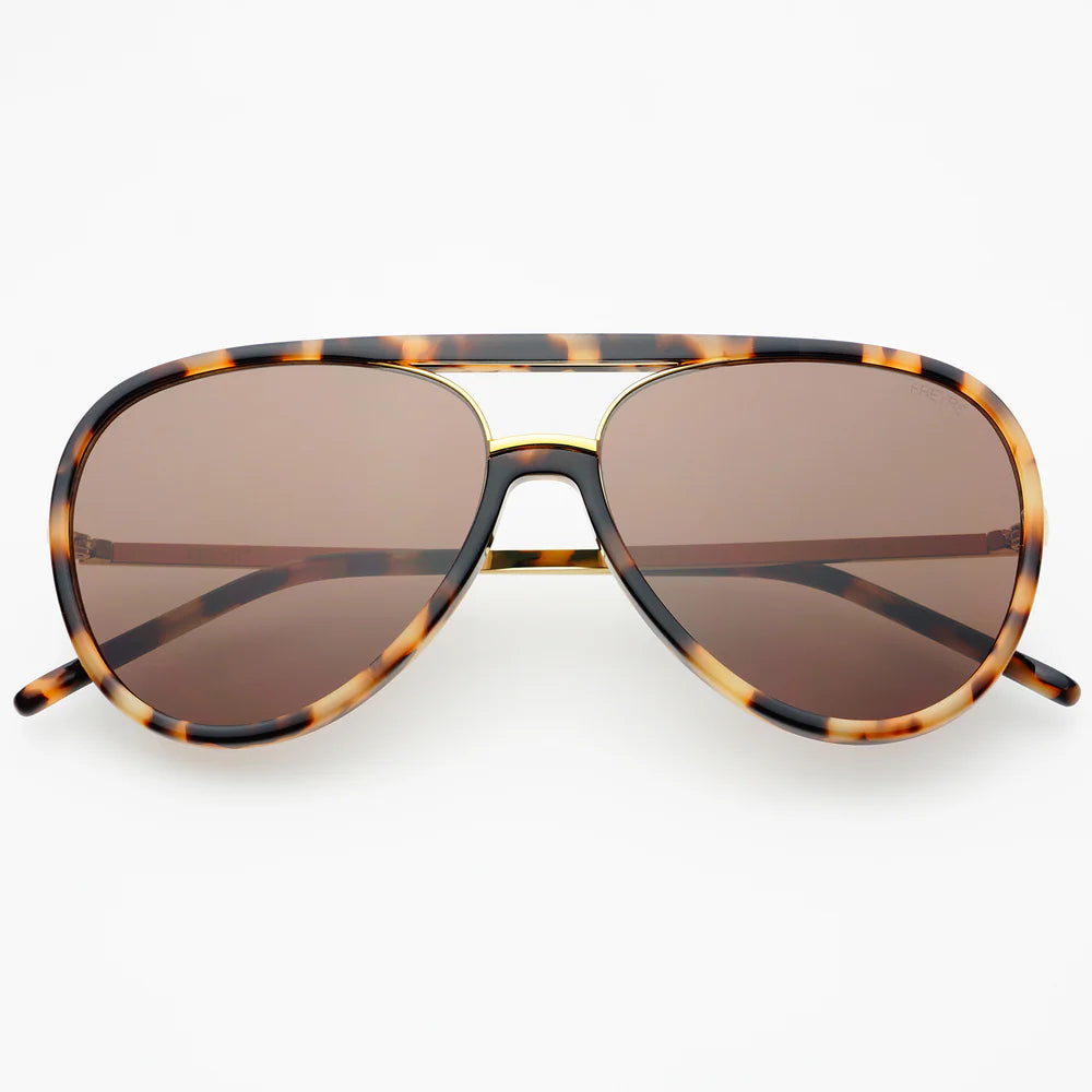 Freyrs Shay Aviator Tortoise Sunglasses