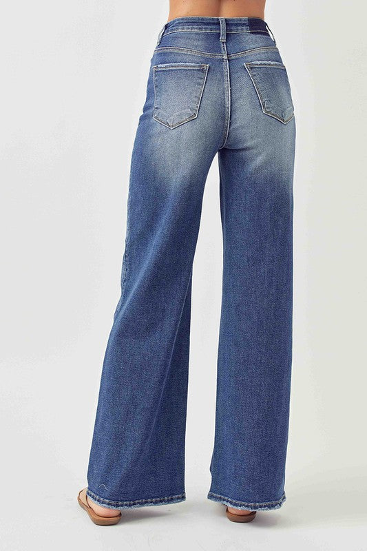 Jhene Wide Flare Jeans