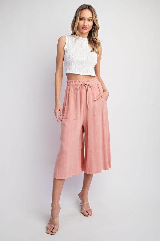 Wave Rib Knit Crop Top