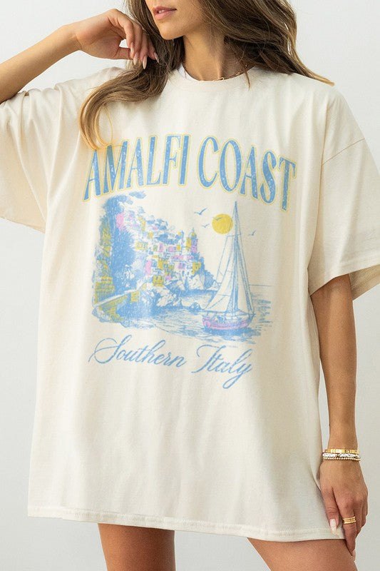 Amalfi Coast Italy Comfort Colors Tee