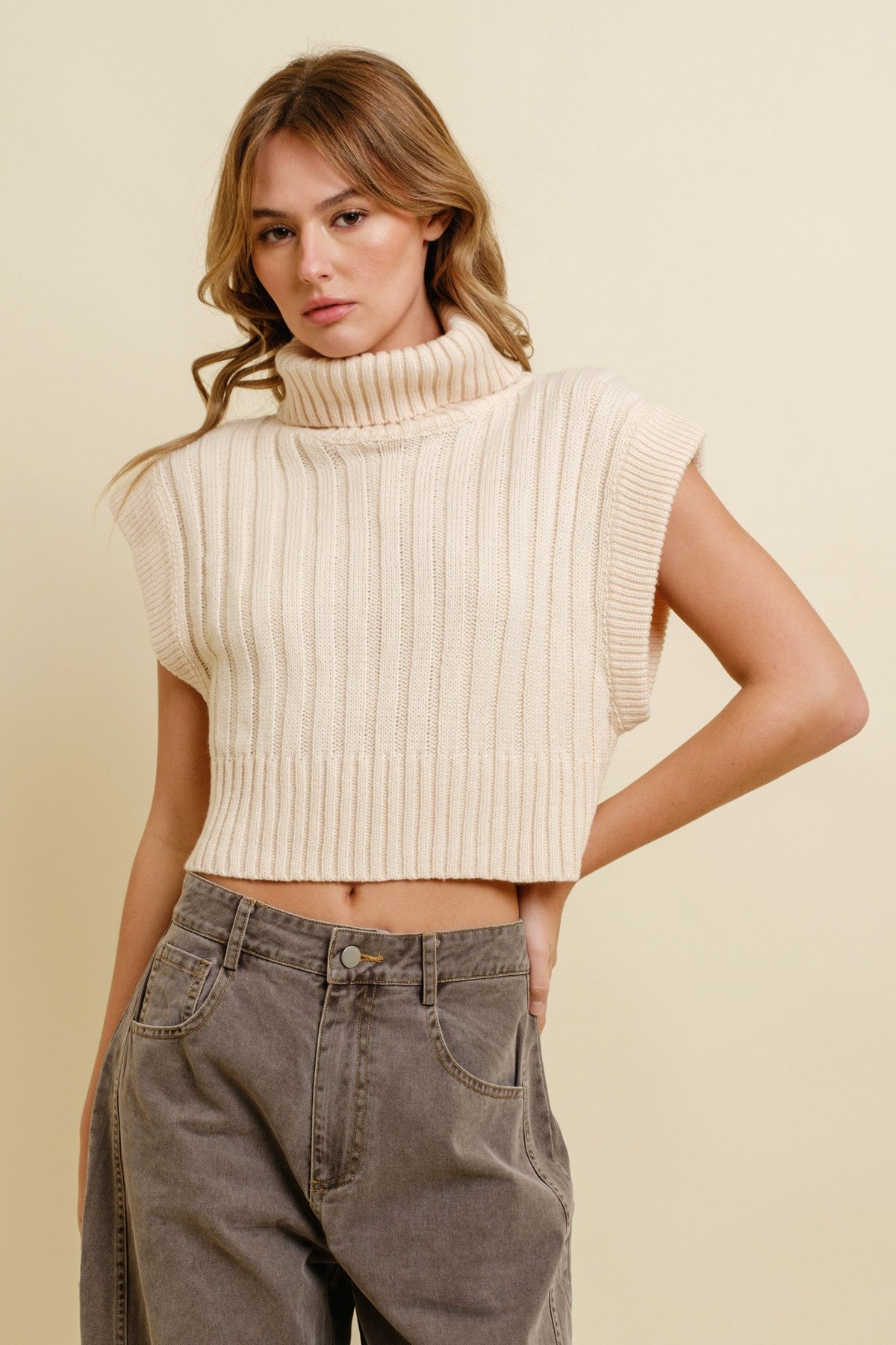 Rib Knit Turtleneck