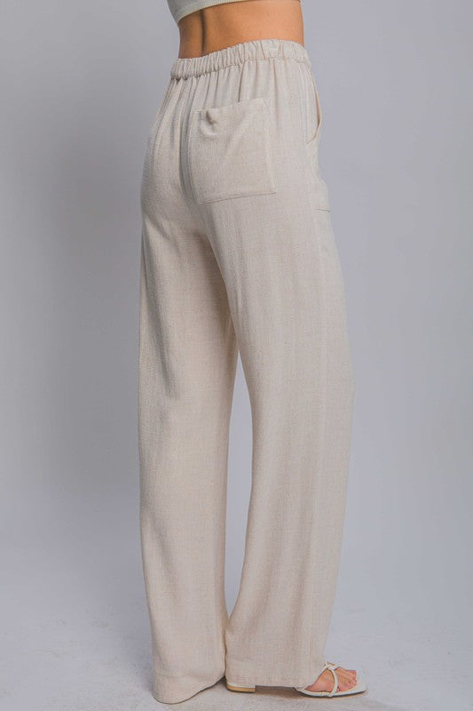 Linen Pocket Summer Pants