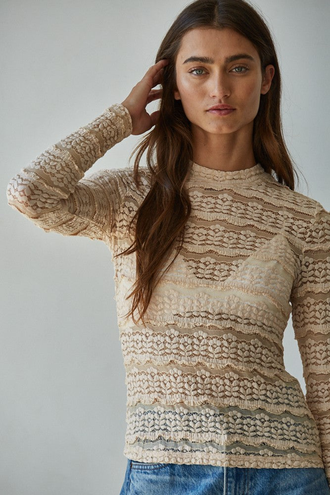 Textured Lace top