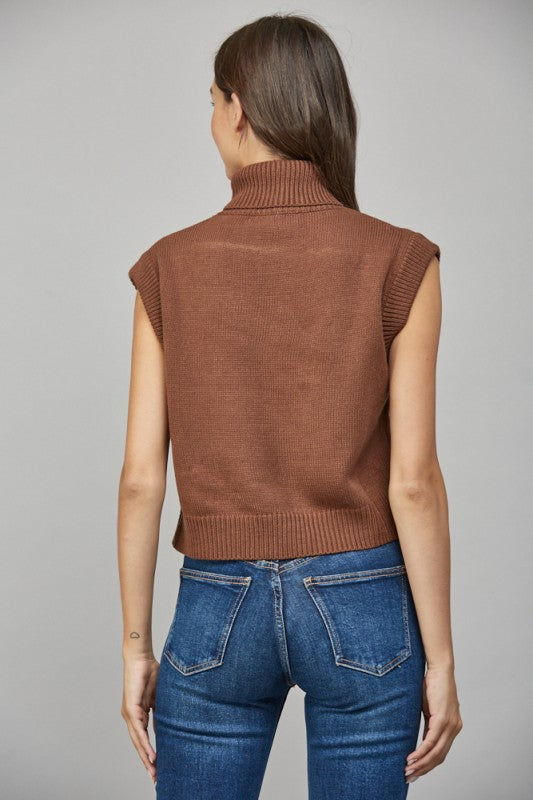 Fall Turtle Neck Vest