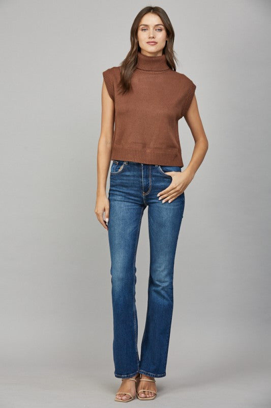Fall Turtle Neck Vest