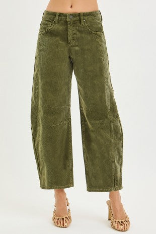 Slouchy Ankle Barrel Pants