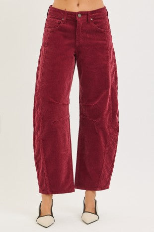 Slouchy Ankle Barrel Pants