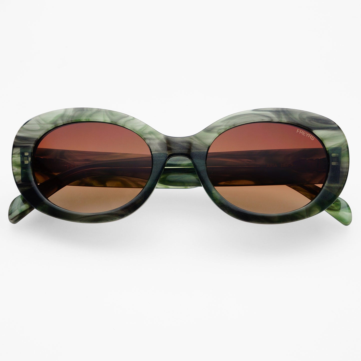 Freyrs Aria Acetate Oval Sunglasses