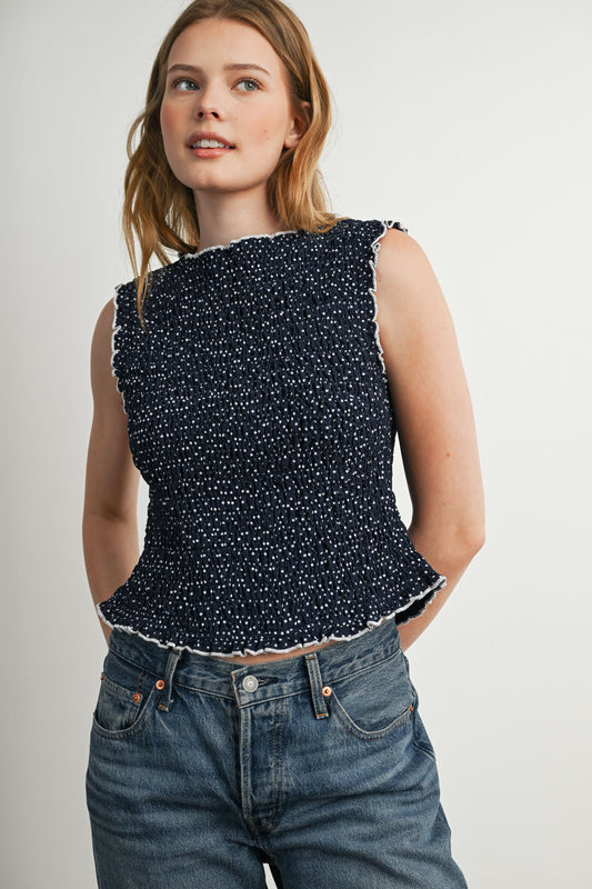 Ribbon-Back Blouse