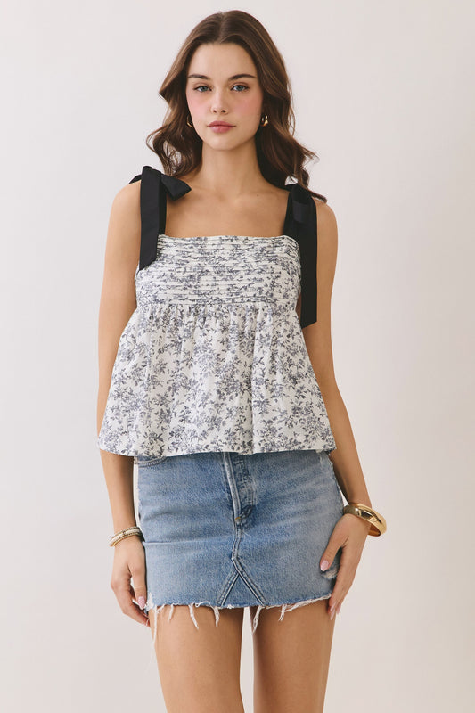 Babydoll Ribbon Top