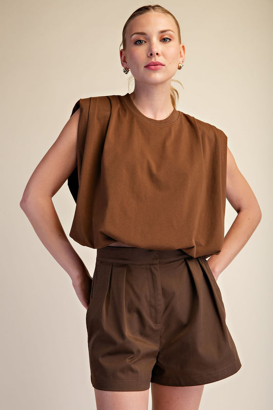 Shoulder Pad Balloon Top