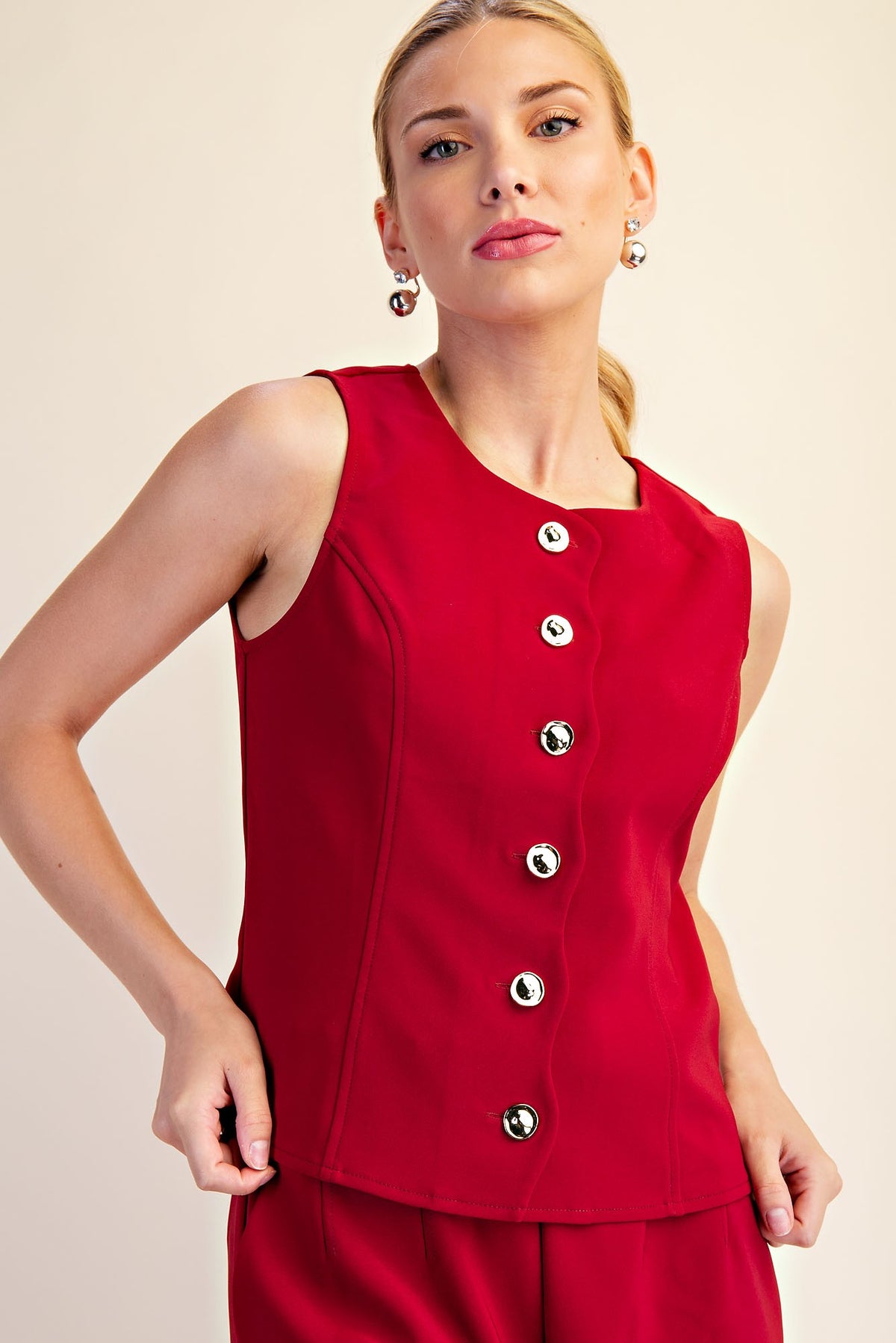 Button Down Vest