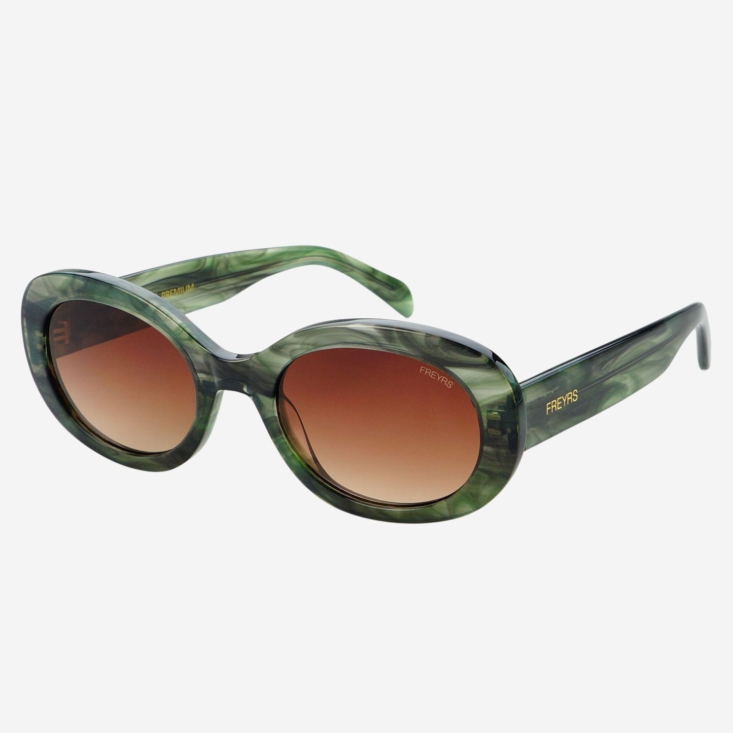 Freyrs Aria Acetate Oval Sunglasses