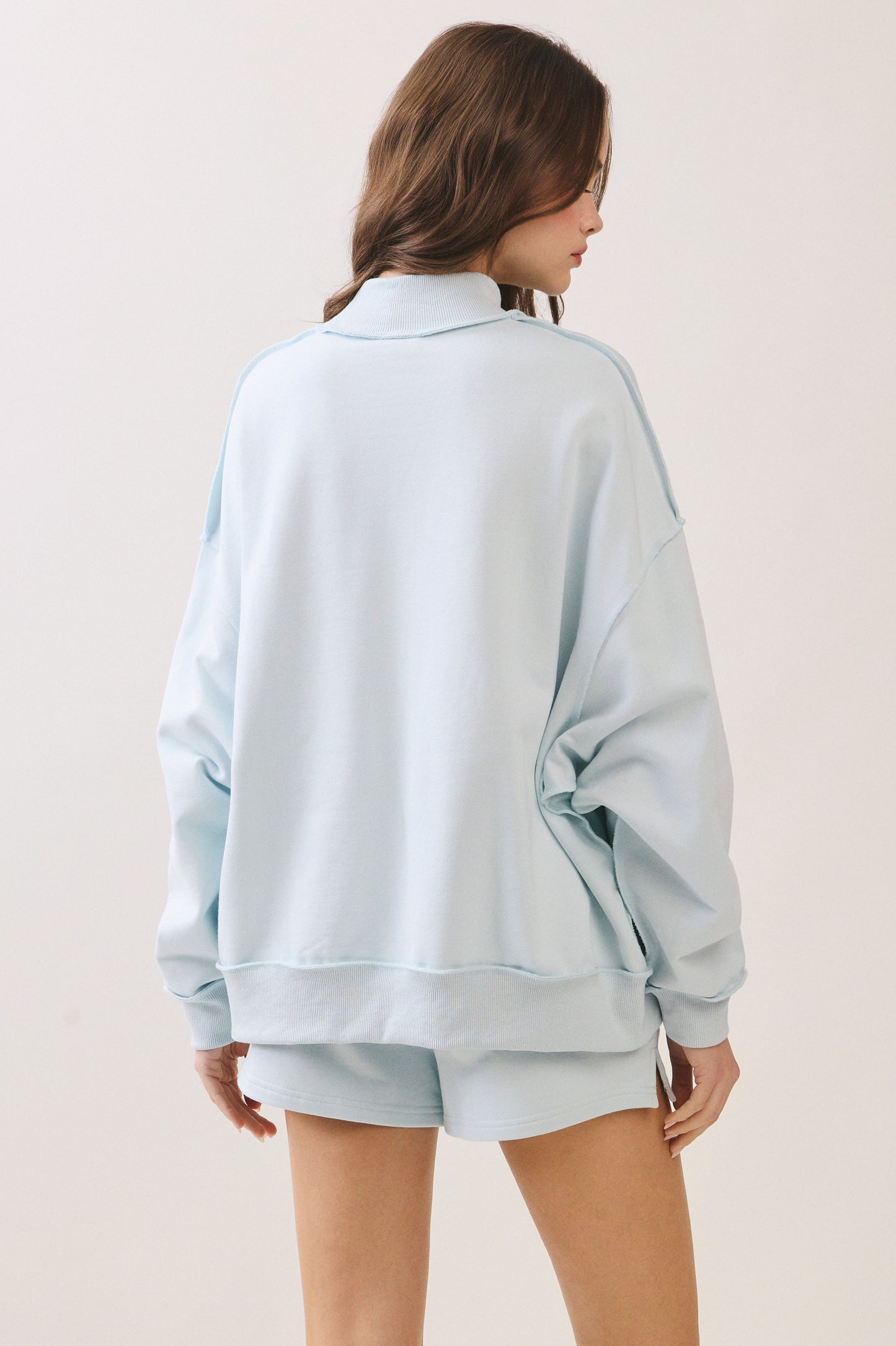 Soft Mock Neck Pullover