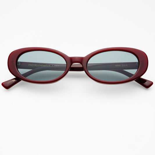 Mimi Acetate Oval Womens Sunglasses By Freyrs