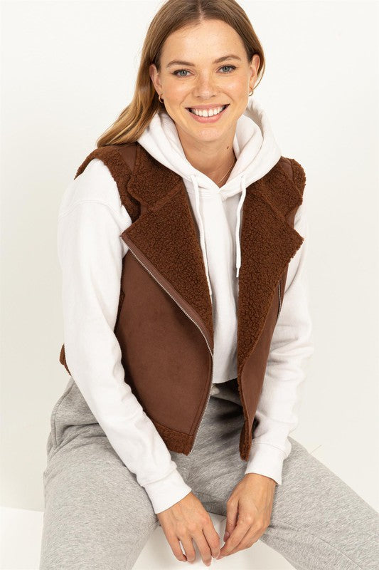 Faux Elevated Teddy Jacket