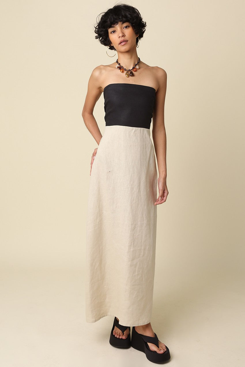 Ann Linen Maxi Dress