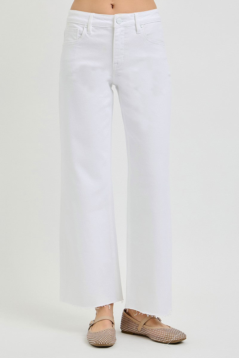 Straight Raw Hem Jean