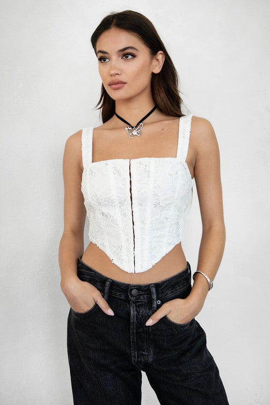 Jenna Crochet Top