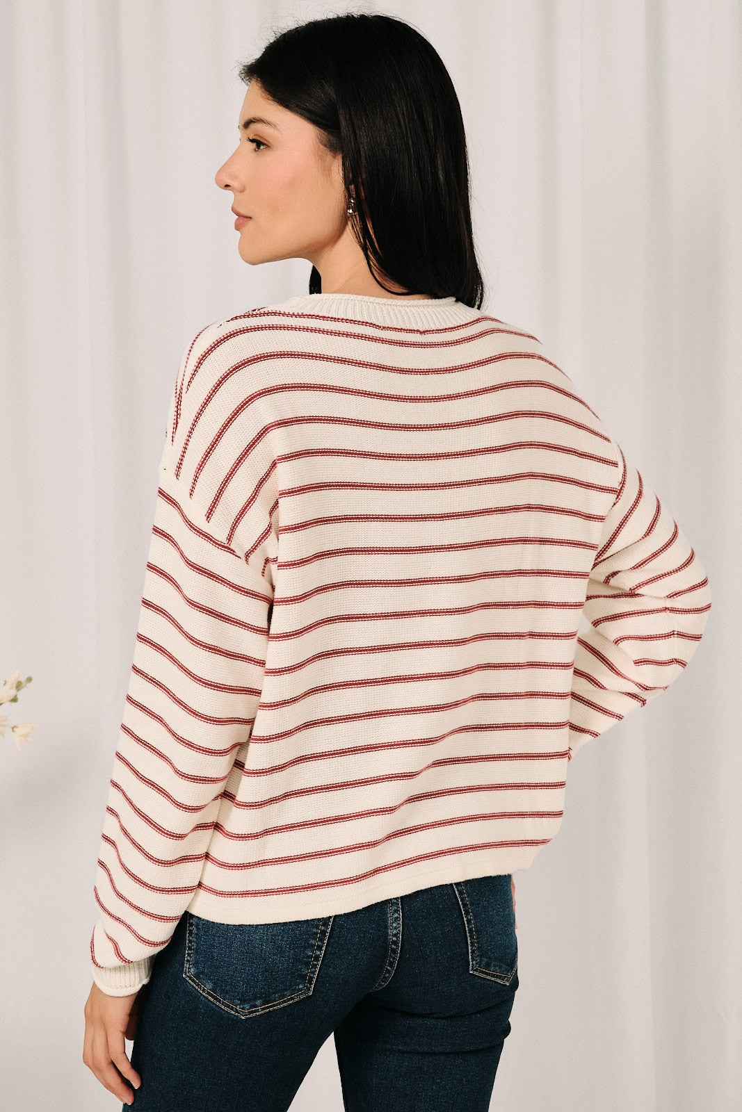 "Y'all" Stripe Sweater