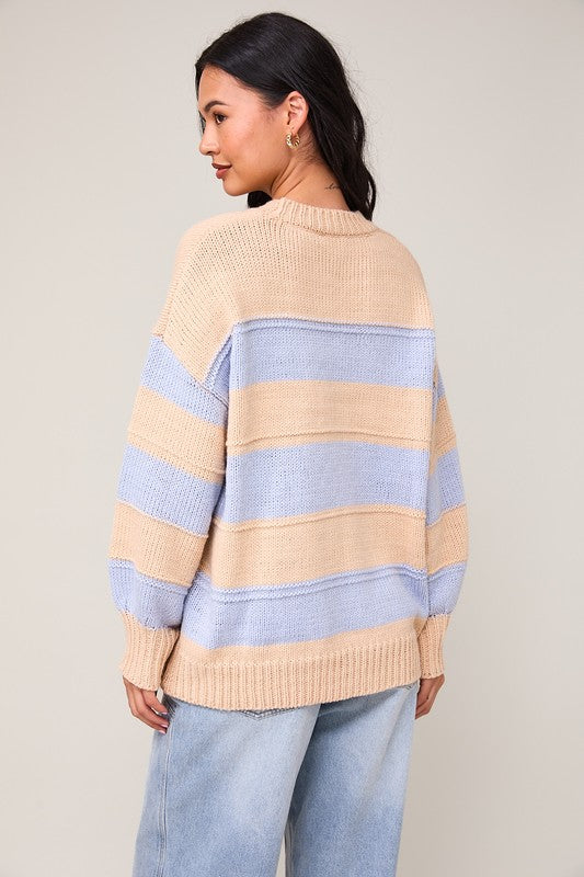 Pastel Chunky Striped Sweater