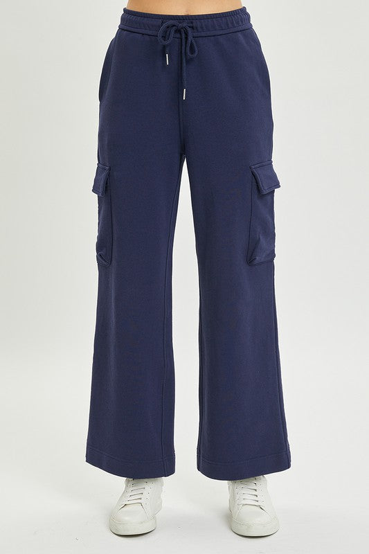Relaxed Cargo Wide Pants