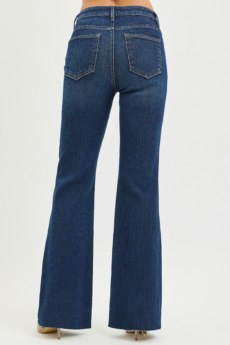 High-Rise Flare Corduroy Jean
