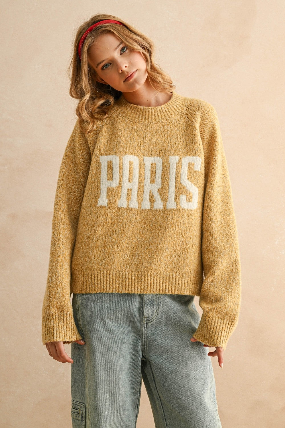 Sweater Letter Top